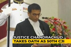 Justice DY Chandrachud Takes Oath As Chief Justice, 44 Years After Father Justice DY Chandrachud Takes Oath As Chief Justice, 44 Years After Father