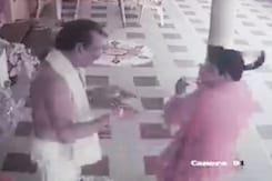 On CCTV, Andhra Leader Attacked With Sickle By Man Pretending To Seek Alms On CCTV, Andhra Leader Attacked With Sickle By Man Pretending To Seek Alms