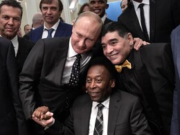 World Cup In The Boot Prints Of Diego Maradona And Golden Ghosts