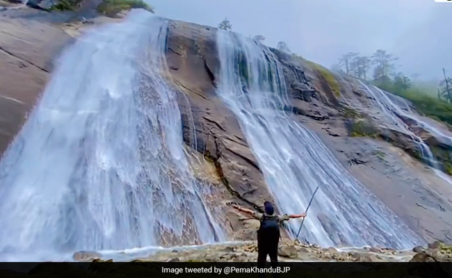 Watch: Arunachal Pradesh Chief Minister Shares Spectacular Video Of Dibang Valley Waterfall