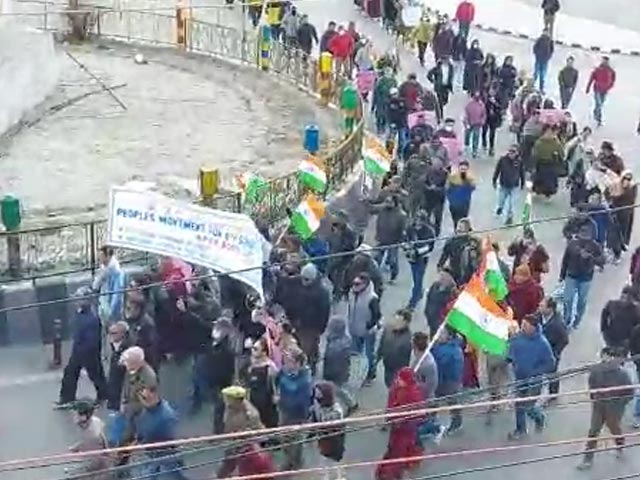 Protests In Ladakh Over Demand For Statehood