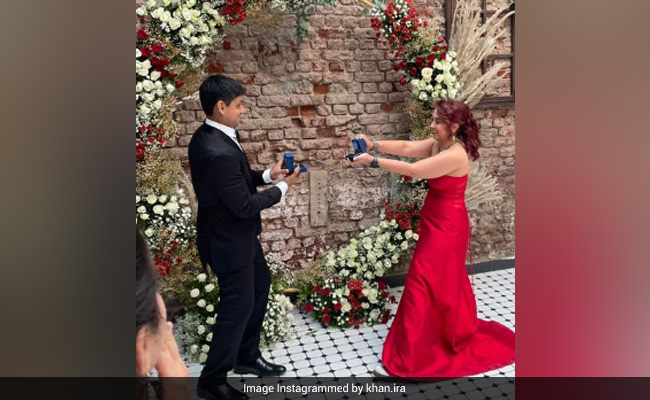 Inside Ira Khan And Nupur Shikhare's Engagement Party. See Pics