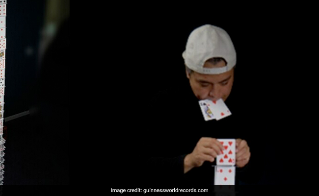Chinese Man Breaks Guinness World Record By Building 50-Storey House Of Cards