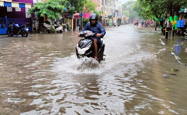 Parts Of Chennai Under Water After Heavy Rain Overnight, Schools Shut