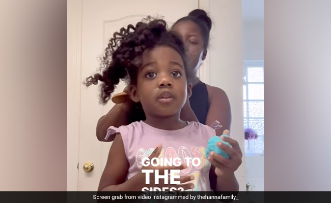 Video Of Girl Giving Instructions To Mother On Braiding Her Hair Is Viral