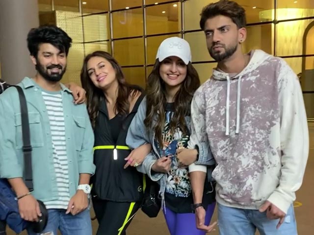 Huma-Sonakshi, Saqib-Zaheer Iqbal Spotted At Airport
