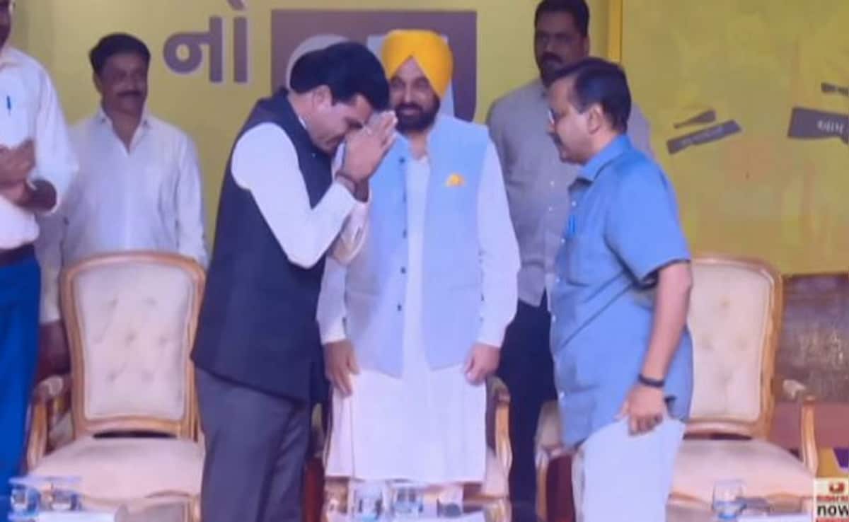 Gujarat AAP Chief Isudan Gadhvi, Supporters Arrested After Clash At Police station