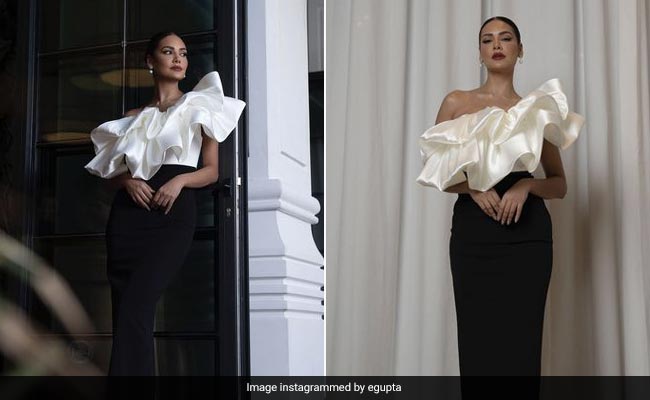 Esha Gupta's Red Carpet Glam Brings The Old Hollywood Charm And Drama
