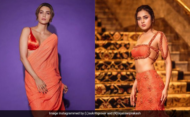 From Sara Ali Khan To Janhvi Kapoor, Orange Is The Hottest Shade To Wear For The Wedding Season