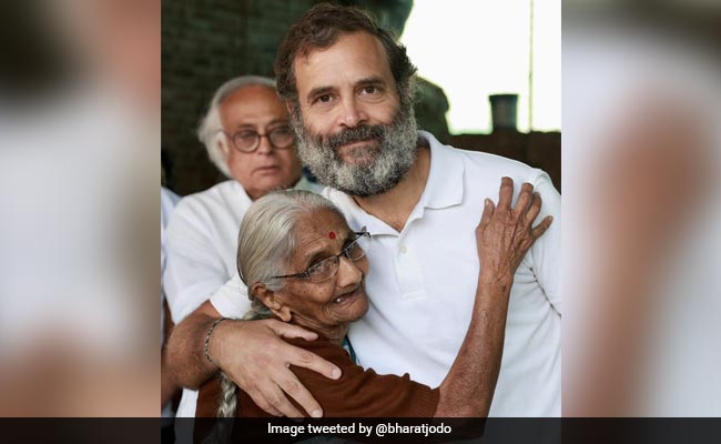 VIDEO: भारत छोड़ो आंदोलन में हिस्सा लेने वाली महिला लीलाबाई चितले 'भारत जोड़ो यात्रा' में भी हुईं शामिल