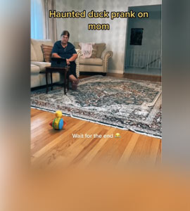Video of Woman Playing A Ghost Prank On Mother Goes Viral