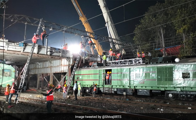 Watch: 19th-Century Railway Bridge In Mumbai Demolished In 27 Hours
