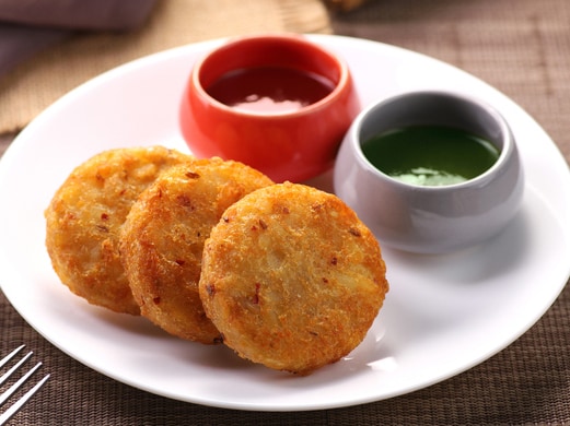 Chana Dal and Cabbage Tikki