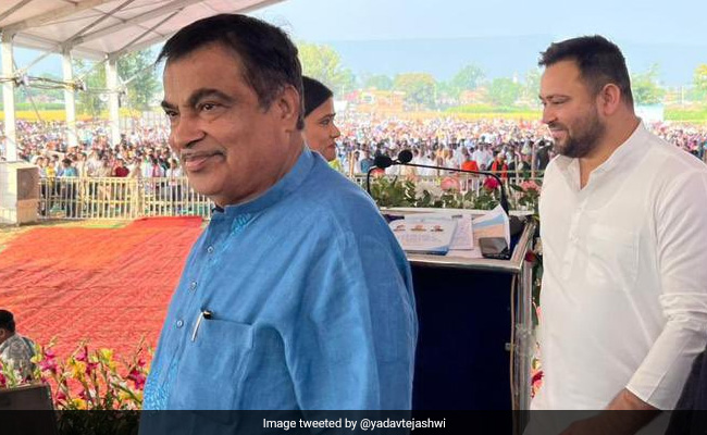 "Progressive And Positive": Tejashwi Yadav's Praise For Nitin Gadkari