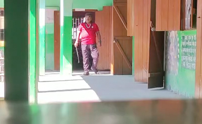 Video Of Assam Teacher With Machete In School Goes Viral. He Is Suspended