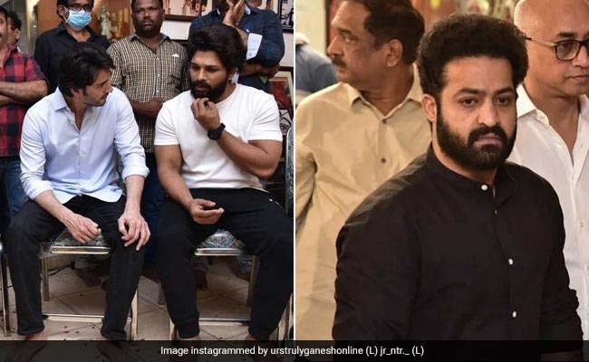 Chiranjeevi, Allu Arjun, Jr NTR And Other Celebs Pay Final Respects To Krishna