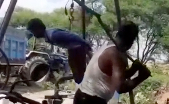 Video: Man Suspended Mid-Air, Thrashed Over Theft Charge In Madhya Pradesh