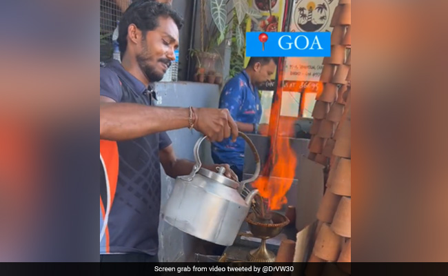 Viral Video Shows Goa Tea Vendor Selling Old Monk Tea