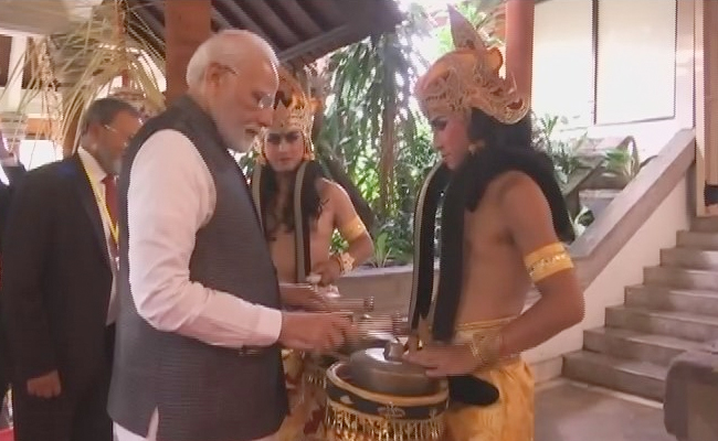 Watch: PM Modi Joins Drummers At Indian Community Event In Indonesia
