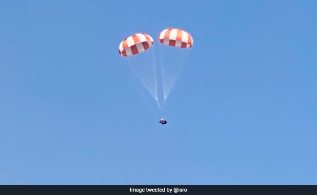 ISRO Conducts Main Parachute Test For Gaganyaan Human Spaceflight Mission