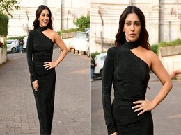 Bhumi Pednekar Believes In The Sleek Black Dress Supremacy And It Shows Bhumi Pednekar Believes In The Sleek Black Dress Supremacy And It Shows