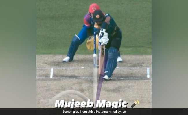 मुजीब उर रहमान की जादुई गेंद से होश खो बैठा श्रीलंकाई बल्लेबाज, खेलते ही हुआ बोल्ड- Video