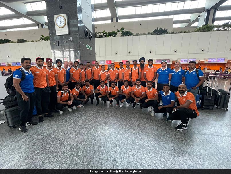 Indian Men's Hockey Team Leaves For Australian Tour