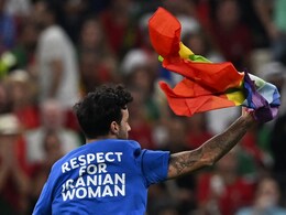 Watch: Man With Rainbow Flag Invades Pitch During FIFA World Cup Match