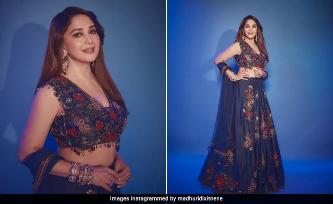 A <i>"Jhalak"</i> Of Madhuri Dixit In This Floral <i>Lehenga</i> Has Sealed The Day For Us