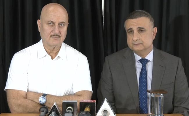 "He's Vulgar": Anupam Kher On Jury Head Who Slammed 'The Kashmir Files'