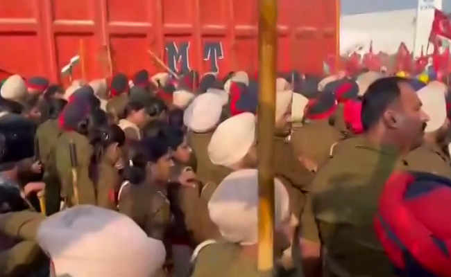 Bhagwant Mann In Gujarat, Massive Protest Outside Punjab Home Over Wages