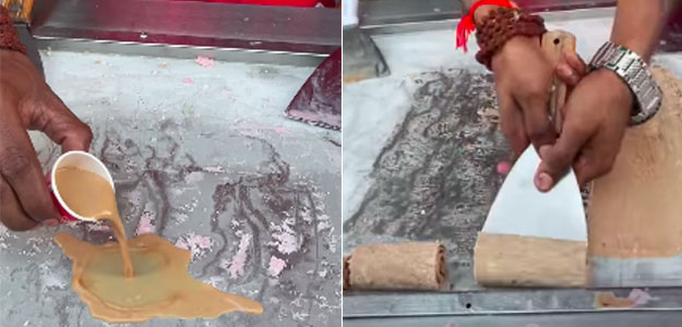 Viral Video: Chai Meets Ice Cream In The Latest Bizarre Dessert