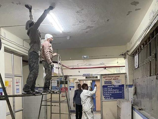 Morbi Civil Hospital Spruced Up Ahead of PM Modi's Visit