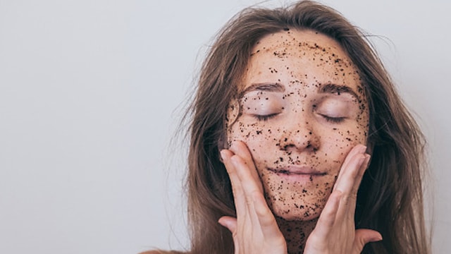 For sensitive skin, exfoliating once a week may be sufficient