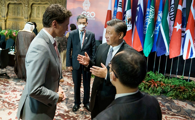 "Shouldn't Be Interpreted As...": China On Viral Video Of Xi-Trudeau Spat