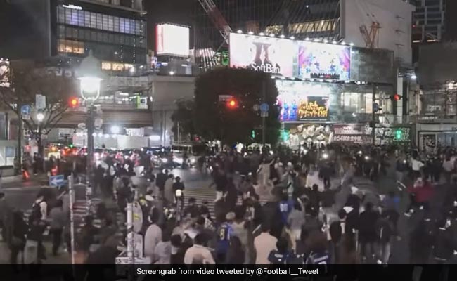 Watch: Celebrations In Japan After Their Historic World Cup Win Against Germany