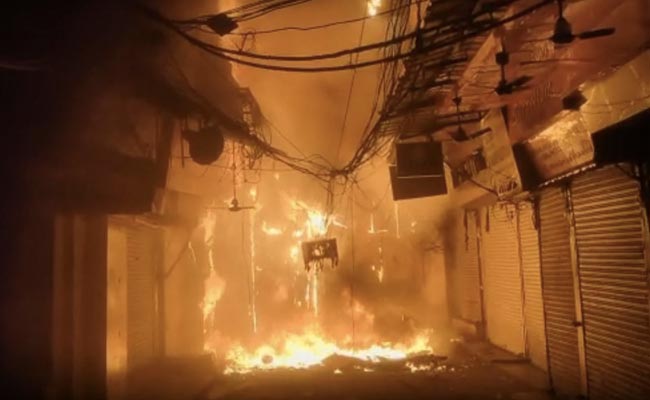 Over 100 Shops Burnt In Delhi Market Fire, No Injuries Reported