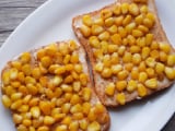 Masala Corn Toast Recipe | How To Make Masala Corn Toast
