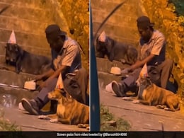 सड़क पर कुत्तों का जन्मदिन मनाता दिखा बेघर शख्स, मोमबत्तियां जलाकर काटा केक, Video देख इमोशनल हो जाएंगे आप सड़क पर कुत्तों का जन्मदिन मनाता दिखा बेघर शख्स, मोमबत्तियां जलाकर काटा केक, Video देख इमोशनल हो जाएंगे आप