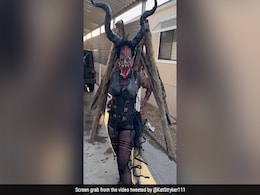 Watch: Woman Transforms Herself Into A Monster With Makeup For Halloween, Internet Freaks Out Watch: Woman Transforms Herself Into A Monster With Makeup For Halloween, Internet Freaks Out