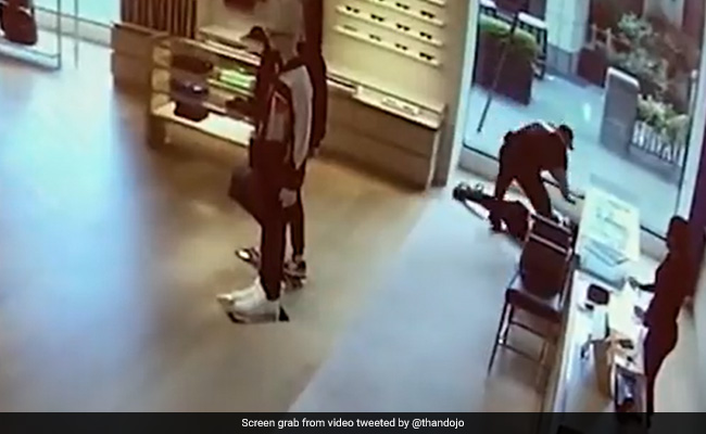 Video: Thief Knocks Himself Out By Running Into Glass Door During Louis Vuitton Store Robbery In US