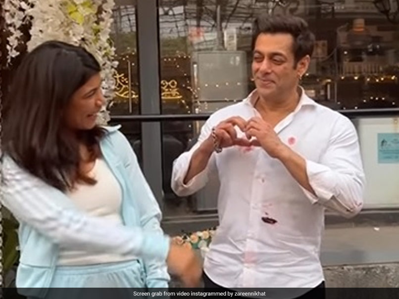 Watch: Boxer Nikhat Zareen Dances With Salman Khan. Insta Reel Goes Viral