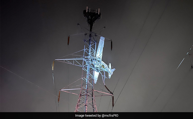 Small Plane Crashes Into Power Lines In US, Triggers Major Blackout