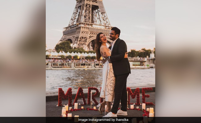 <i>Koi... Mil Gaya</i> Actress Hansika Motwani Is Now Engaged. See Pics From Paris