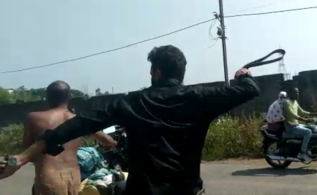On Camera, 2 Men Stripped, Paraded And Whipped For Allegedly Selling Beef