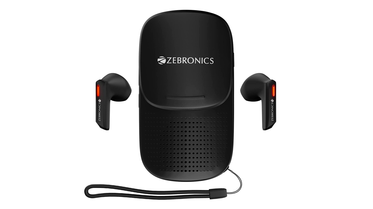 Zebronics Zeb-Sound Bomb X1 3-in-1 Offers True Wireless Earphones, a Bluetooth Speaker, and a Torch: Details