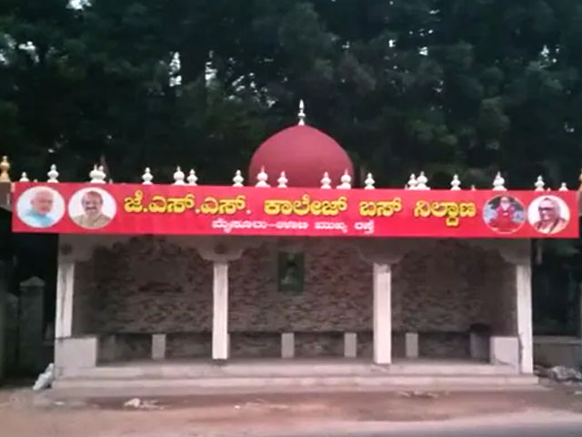 "Mosque-Like" Karnataka Bus Stop Has A New Look After BJP MP's Threat