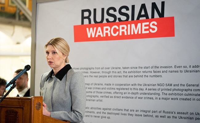 Ukraine's First Lady Says Wives Of Russian Troops "Encourage" Them To Rape