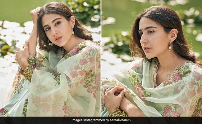 Less Is A Lot More When It's Sara Ali Khan Making Breezy Choices In A Salwar Suit