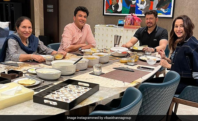 Inside Madhuri Dixit And Shriram Nene's Thanksgiving Dinner With Chef Vikas Khanna